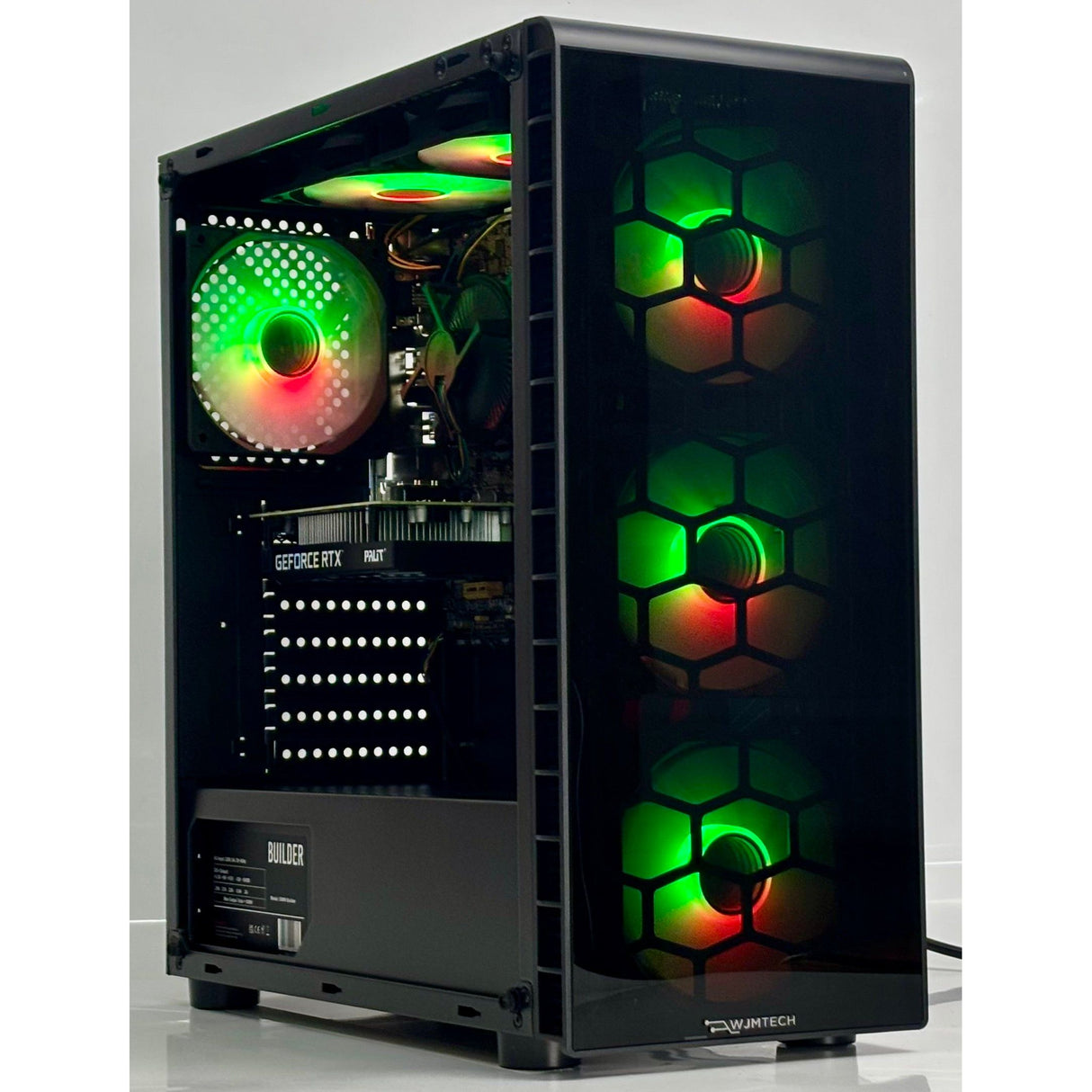 WJM Raider Gaming PC - Core i7 3.4GHz 8GB RTX 4060 16GB RAM 1TB HDD + 480GB SSD