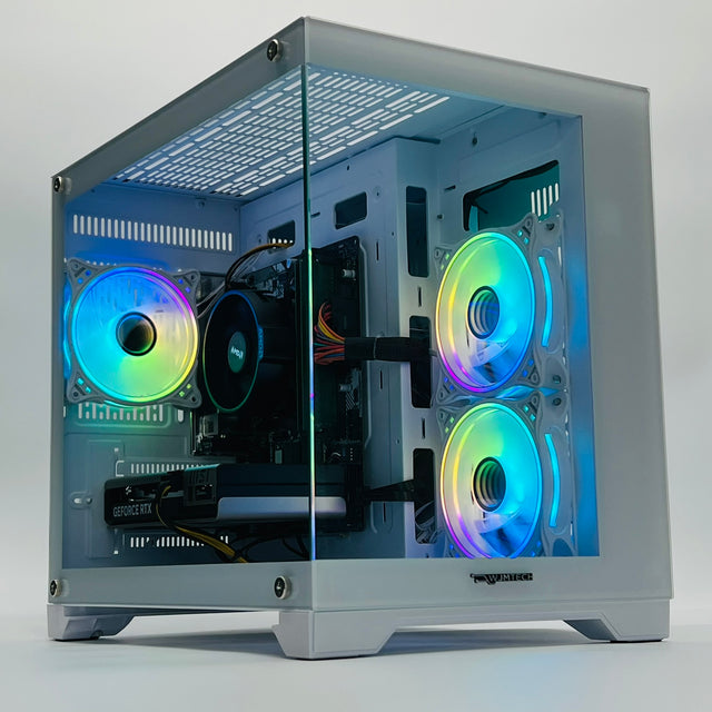 Gaming PC Ryzen 5 5500, RTX 3050 6GB, 512GB SSD + 1TB, 16GB RAM, Windows 11 - WJMTech Concept