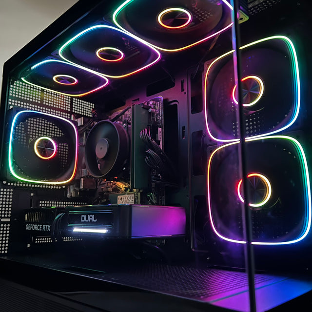 Gaming PC AMD Ryzen 7 5700X - Nvidia RTX 5060 8GB - 16GB DDR4 RAM - 1TB NVMe - WJMTech Solar