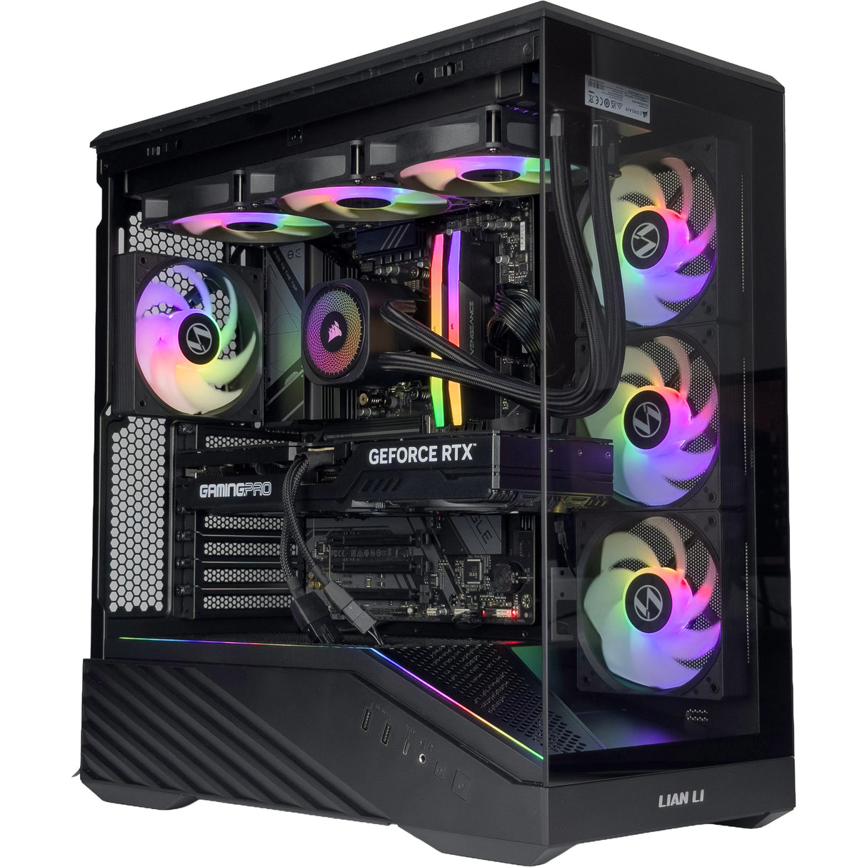 Gaming PC RTX 5070 Ryzen 7 5700x 32GB RAM 1TB NVMe - WJMTech Vector