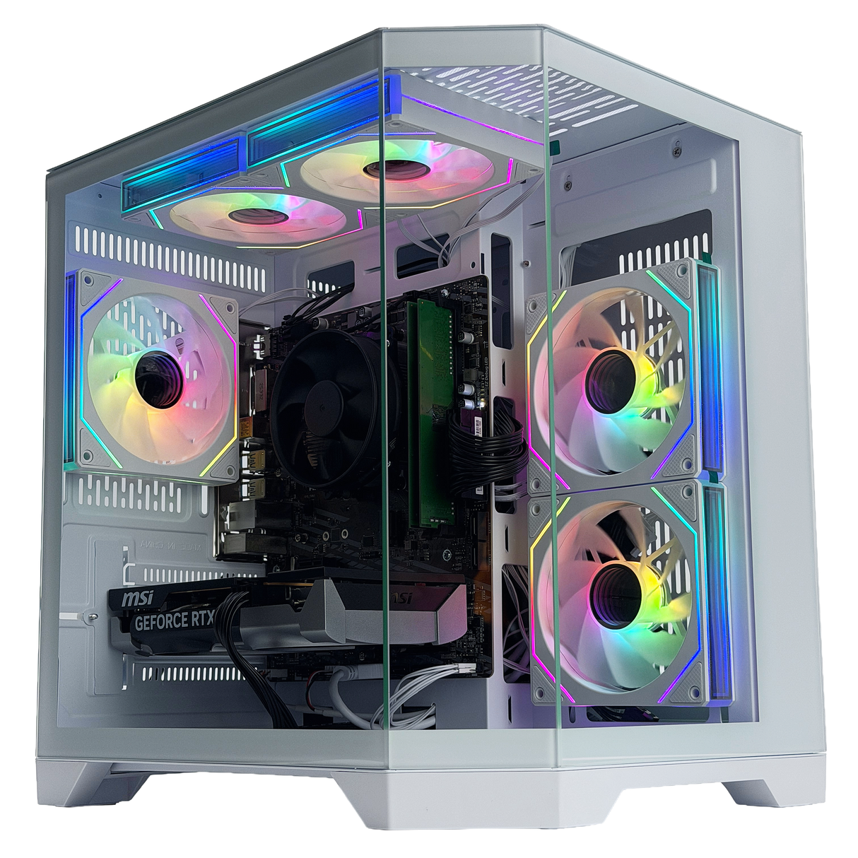 RTX 3050 Gaming PC Ryzen 5 5500 16GB RAM 512GB SSD WJMTech DS