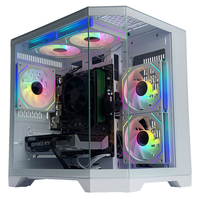 Gaming PC RTX 3050 Core i7-8700 16GB RAM 512GB SSD WJMTech DS