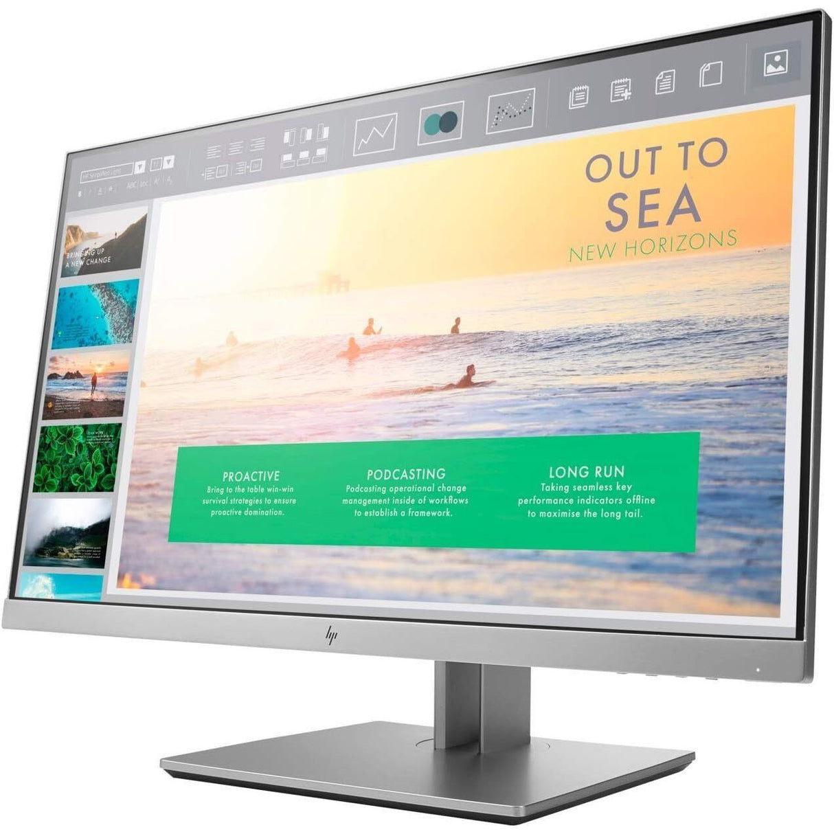 HP EliteDisplay E233 IPS 23' Computer Monitor Black, Silver 1080P Full HD HDMI DP - WJMTech