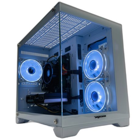 WJM Concept - Ryzen Gaming PC, RTX Graphics, 32GB DDR4 RAM - 512GB NVMe SSD, 1TB HDD, Win 11
