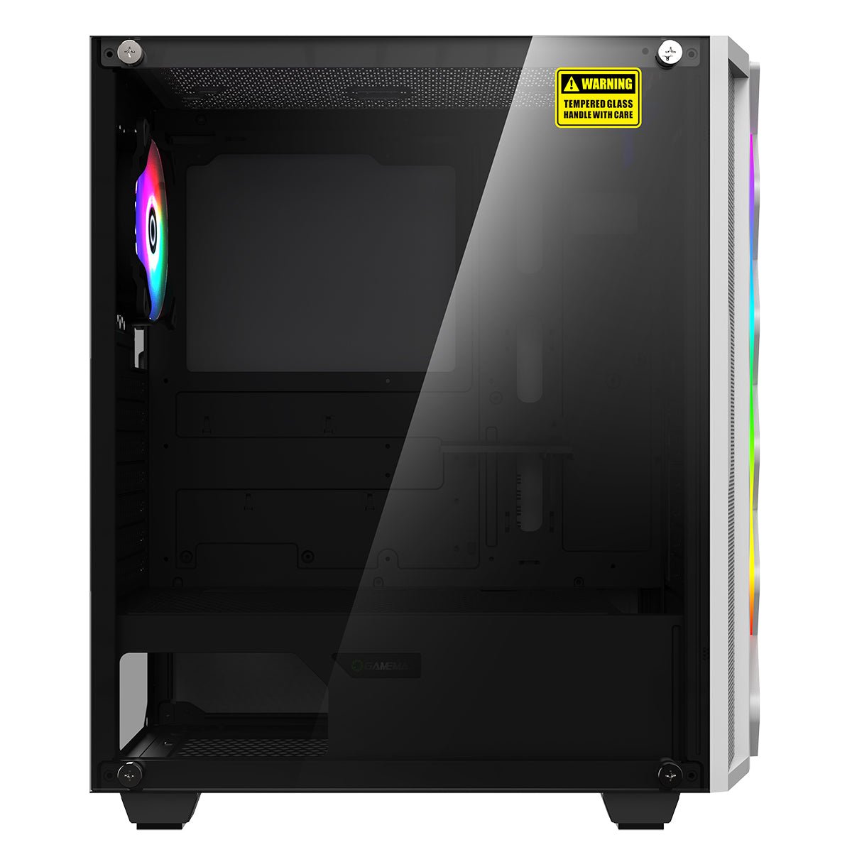 White Diamond RGB Gaming PC - Core i7 - 4770 3.6GHz WiFi Windows 10 GTX Graphics - WJMTech