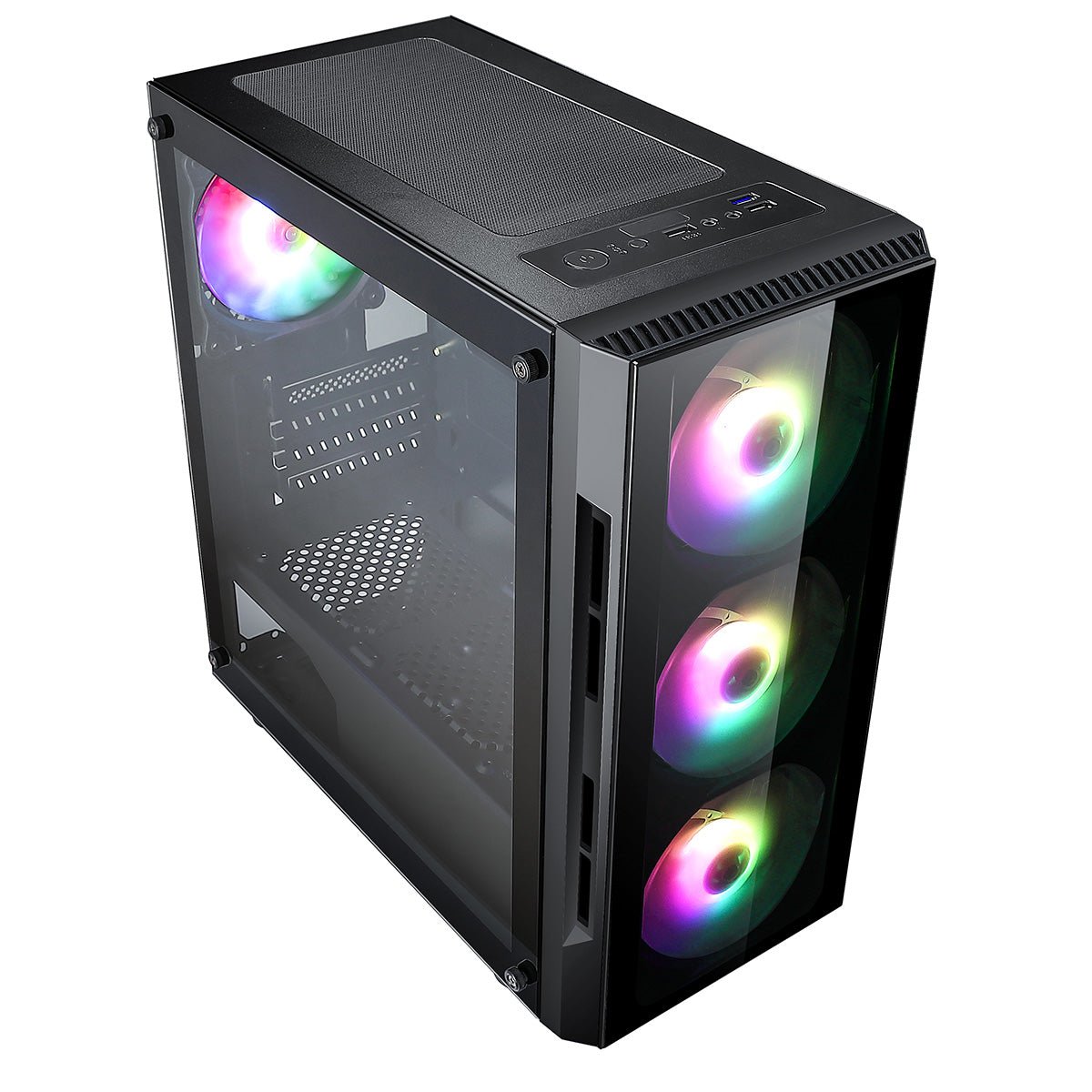 WJMTech Flash Gaming PC - Intel Core i7 - 4770 CPU | RTX 3050 6GB GPU | 16GB RAM | 1TB HDD | 256GB SSD - WJMTech