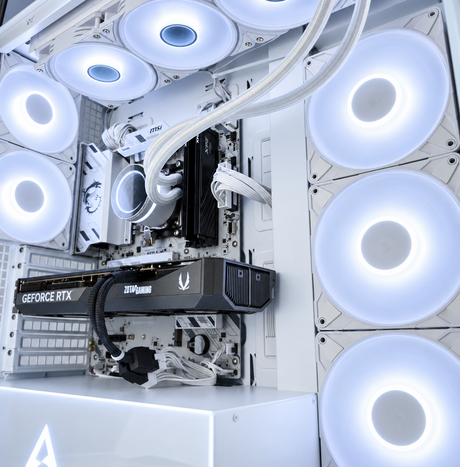 Gaming PC RTX 5070 Ti 16GB Ryzen 7 9800X3D 32GB DDR5 2TB NVMe WJMTech Arctic