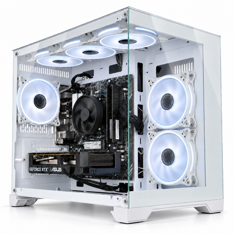 Pre-Built Gaming PC AMD Ryzen 5 5500 16GB RAM 1TB SSD 500W 80+ Bronze WJMTech Concept