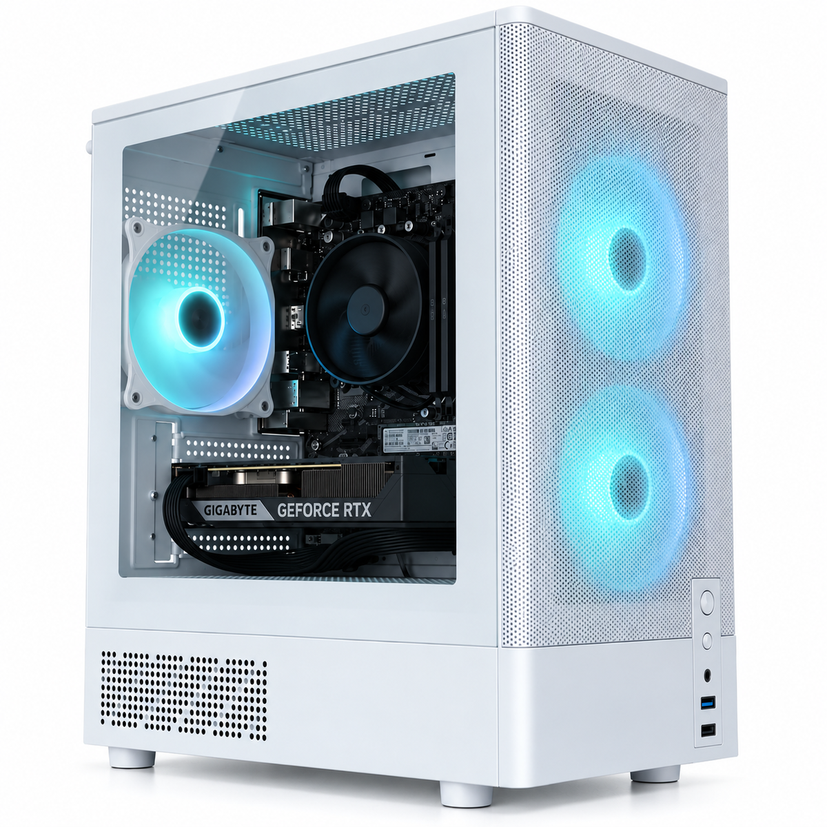 RTX 5060 Gaming PC Ryzen 5 5500 16GB RAM 512GB NVMe - WJMTech F3