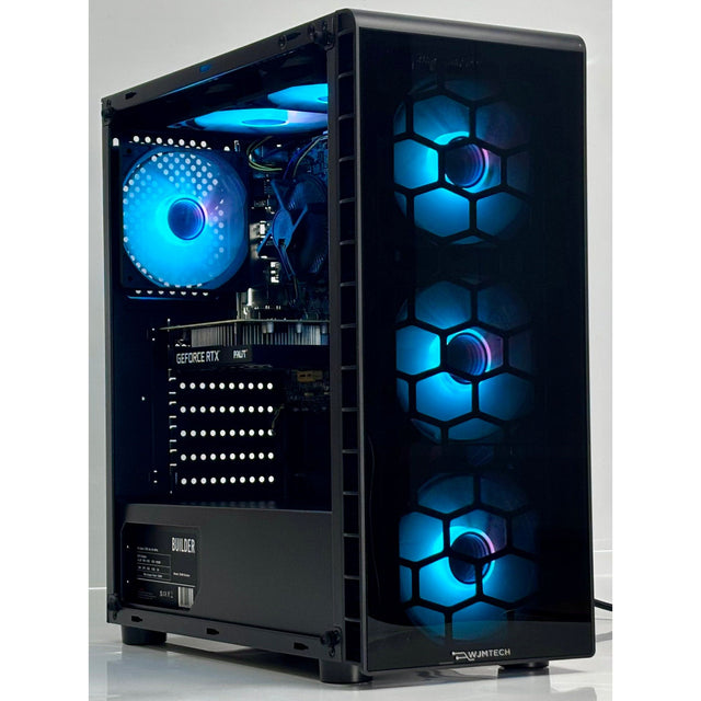 RTX 3050 6GB Gaming PC - i5-8400, 16GB RAM, 512GB SSD + 1TB, Windows 11 - WJMTech Raider
