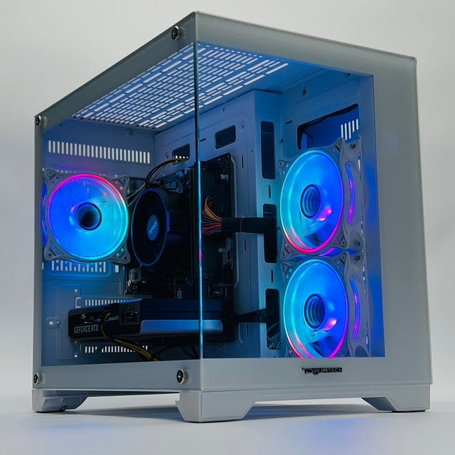 Gaming PC Ryzen 5 5500, RTX 3050 6GB, 512GB SSD + 1TB, 16GB RAM, Windows 11 - WJMTech Concept