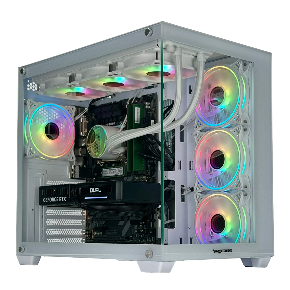 WJM Vision Gaming PC - AMD Ryzen 7 5700X - Nvidia RTX 5060 8GB - 16GB DDR4 RAM - 1TB NVMe SSD