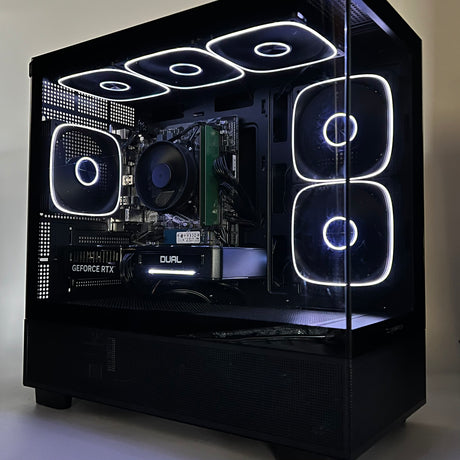 Gaming PC - AMD Ryzen 7 5700X - Nvidia RTX 5060 8GB - 16GB DDR4 RAM - 1TB NVMe - WJM Solar