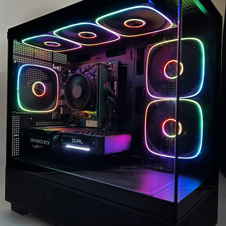 WJMTech Solar Intel Core i5-8400 Six Core RTX 3050 6GB Desktop PC for Gaming