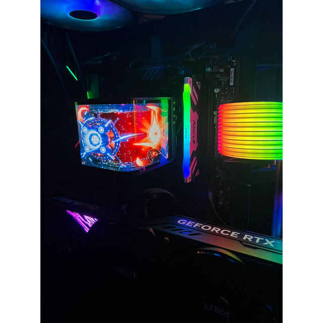WJMTech Y70 Touch Gaming PC - Ryzen 7 9800X3D, RTX 5070 Ti 16GB, TRYX Panorama SE, 32GB RAM, 1TB Nvme