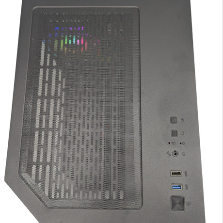 WJM DS Black - Glass Cube Gaming PC - Ryzen 5 4.2GHz - RTX Graphics - 32GB DDR4 RAM - 512GB NVMe SSD, 1TB HDD, Win 11