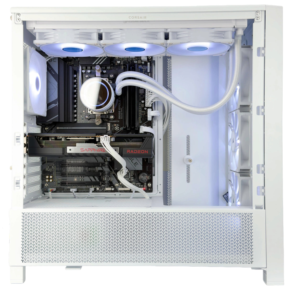 Gaming PC RX 9060 XT Ryzen 7 5700x 32GB RAM 1TB NVMe Frame 4000D