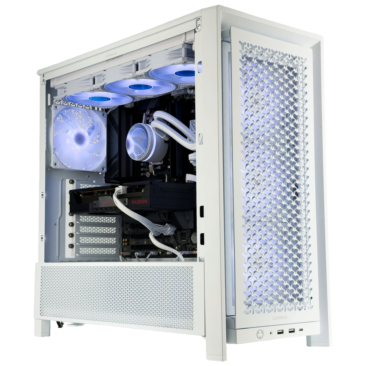Gaming PC RX 9060 XT Ryzen 7 5700x 32GB RAM 1TB NVMe Frame 4000D
