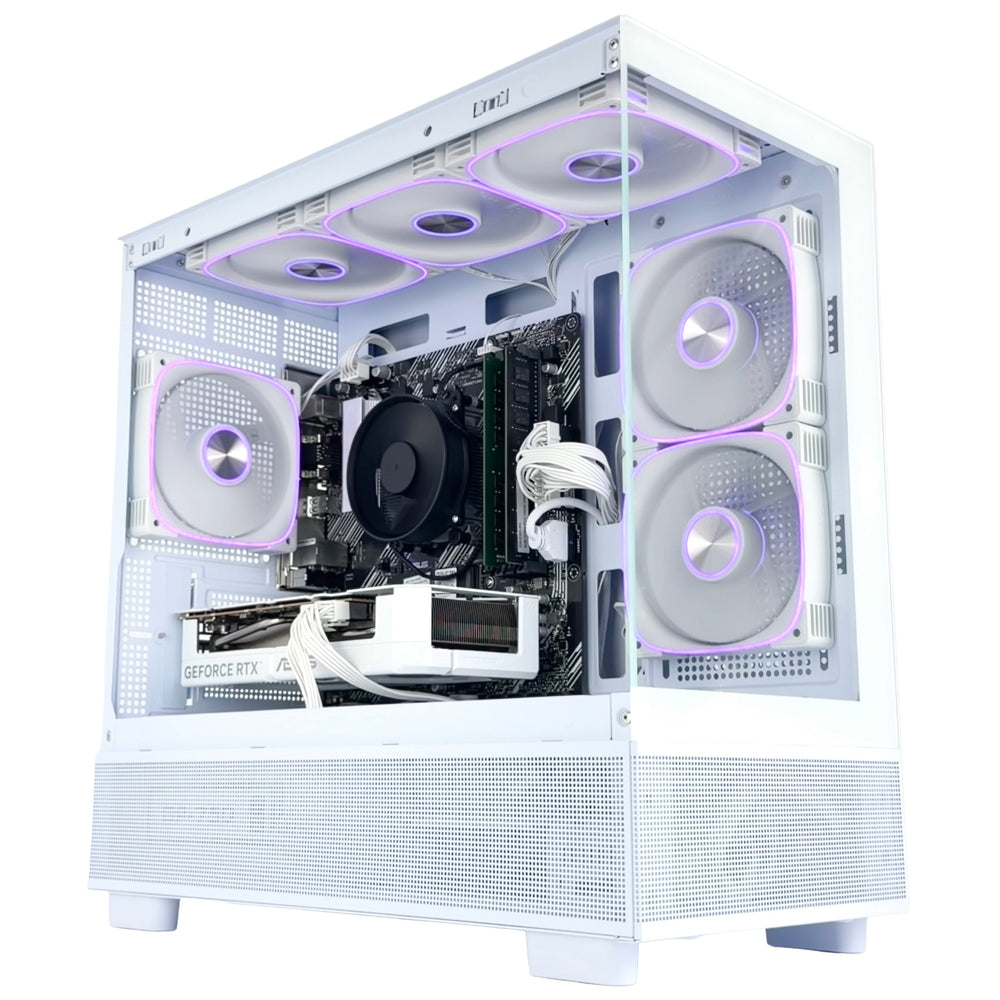 Gaming PC RTX 5060 Ti 8GB - Ryzen 7 5700X - 32GB DDR4 RAM - 1TB NVMe SSD - WJMTech Solar