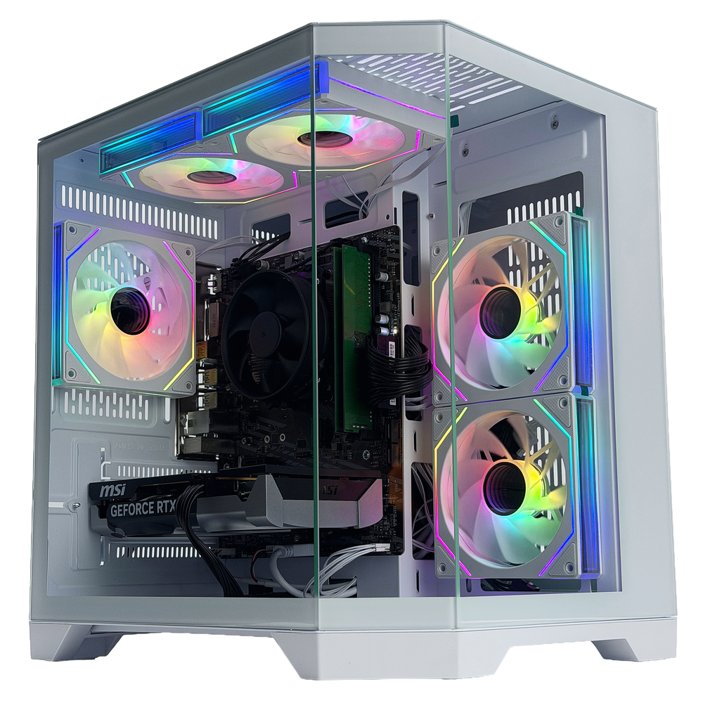 Gaming PC RTX 3050 Core i7-8700 16GB RAM 512GB SSD WJMTech DS