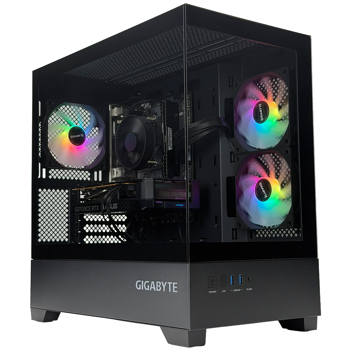 Gaming PC RTX 5060 8GB – Intel Core i5-12400F, 16GB DDR4, 1TB SSD – WJMTech C201