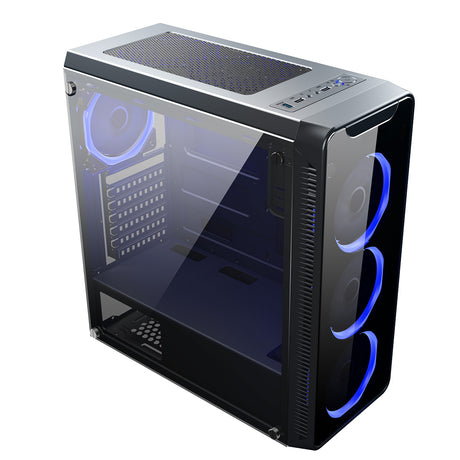 Blaze Gaming PC - Core i7-6700 4GHz 6th Gen Processor, GTX Graphics, Blue Fans, GTX Graphics.