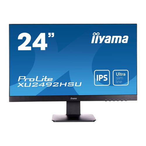 iiyama XU2492HSU-B6 ProLite 24 Inch IPS Monitor - Full HD - LED - Black