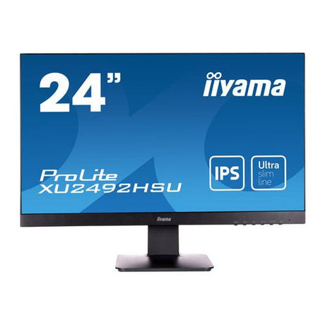 iiyama XU2492HSU-B6 ProLite 24 Inch IPS Monitor - Full HD - LED - Black