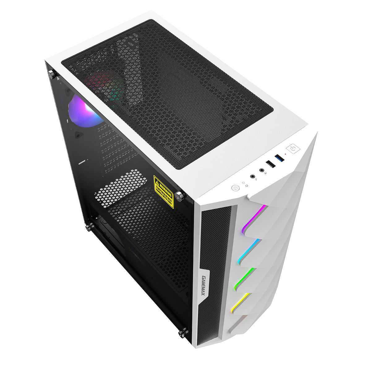 White Diamond RGB Gaming PC - Core i7-4770 3.6GHz WiFi Windows 10 GTX Graphics