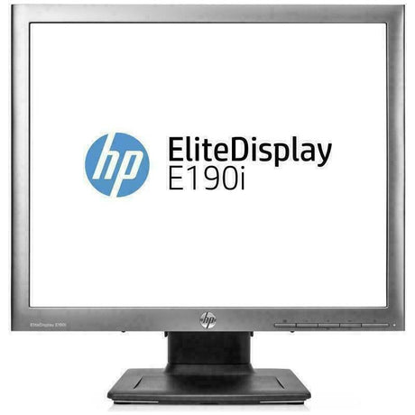 HP E190i EliteDisplay Monitor IPS LCD 19" VGA DVI DP 1280 X 1024 With Stand - WJMTech