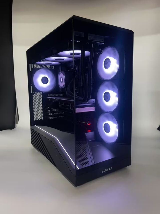 Gaming PC Ryzen 7 9800X3D - RTX 5070 Ti 16GB, 1TB NVMe SSD, 32GB DDR5 RAM, 360mm ARGB Liquid Cooler - WJMTech Vector X