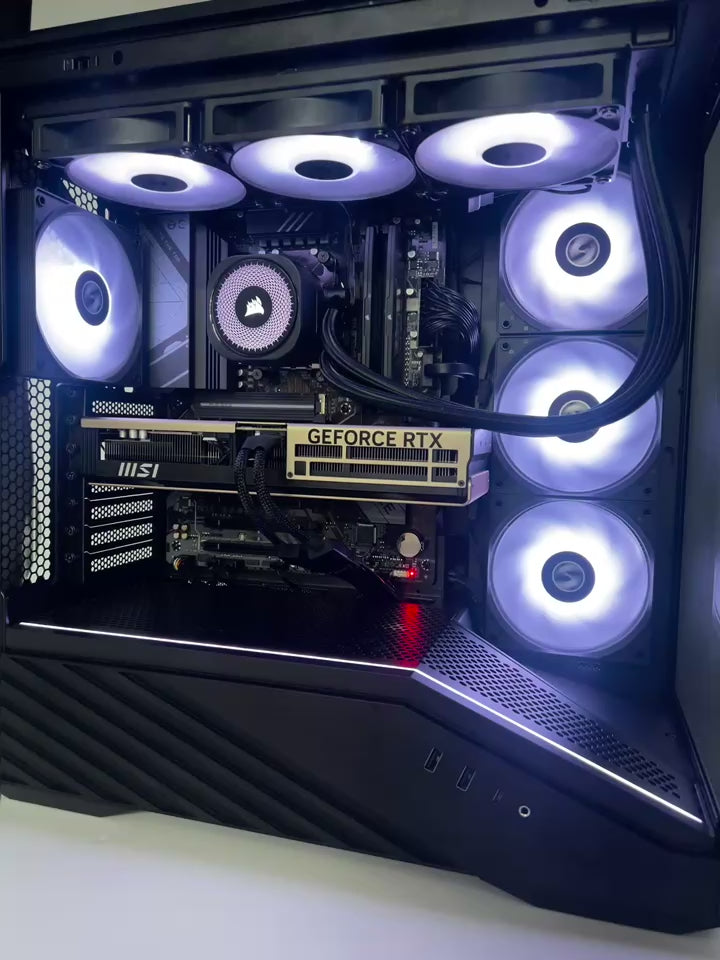 Gaming PC Ryzen 7 9800X3D RTX 5070 Ti 32GB DDR5 - WJMTech Vector X