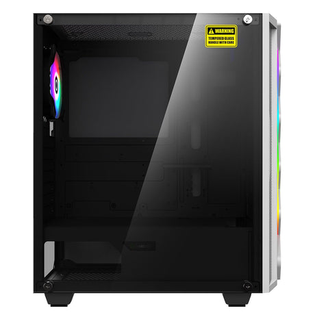 White Diamond RGB Gaming PC - Core i7 - 4770 3.6GHz WiFi Windows 10 GTX Graphics - WJMTech