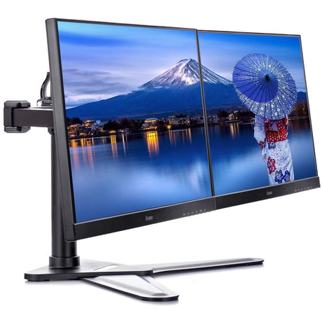 Dual Monitor Samsung/HP Screen Setup 44" 2 x 22" HD LED New Dual Stand