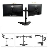 2 x Dell 22" Dual Monitor Setup HD LED VGA New Dual Stand