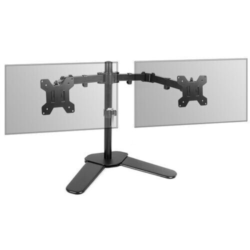 Dual Monitor Screen Setup Dell/HP 2 x 20" HD LED Dual Stand - WJMTech