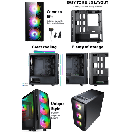 WJMTech Flash Gaming PC - Core i7, Windows 10 - WJMTech